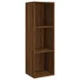 Estantería/mueble TV contrachapada roble marrón 36x30x114 cm de vidaXL, Librerías y estanterías - Ref: Foro24-826657, Precio:...