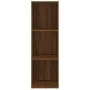 Estantería/mueble TV contrachapada roble marrón 36x30x114 cm de vidaXL, Librerías y estanterías - Ref: Foro24-826657, Precio:...