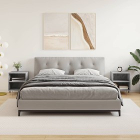 Bedside tables 2 pcs concrete gray wood 40x30x50 cm by vidaXL, Nightstands - Ref: Foro24-826773, Price: 54,40 €, Discount: %