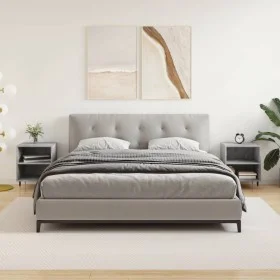 Bedside tables 2 pcs concrete gray wood 40x30x50 cm by vidaXL, Nightstands - Ref: Foro24-826773, Price: 53,74 €, Discount: %