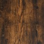 Mesita de noche madera de ingeniería roble ahumado 40x30x50 cm