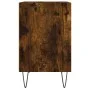 Mesitas de noche 2 uds madera ingeniería roble humo 40x30x50 cm de vidaXL, Mesitas de noche - Ref: Foro24-826791, Precio: 38,...