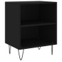 Mesitas de noche 2 uds madera de ingeniería negro 40x30x50 cm de vidaXL, Mesitas de noche - Ref: Foro24-826783, Precio: 53,99 €