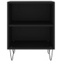 Mesitas de noche 2 uds madera de ingeniería negro 40x30x50 cm de vidaXL, Mesitas de noche - Ref: Foro24-826783, Precio: 53,99 €