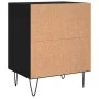 Nachttische 2 Stk. Holzwerkstoff schwarz 40x30x50 cm von vidaXL, Nachttische - Ref: Foro24-826783, Preis: 53,40 €, Rabatt: %