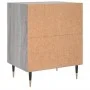 Mesita de noche 2 uds madera ingeniería gris Sonoma 40x30x50 cm de vidaXL, Mesitas de noche - Ref: Foro24-826777, Precio: 40,...