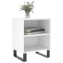 Mesitas de noche 2 uds madera de ingeniería blanco 40x30x50 cm de vidaXL, Mesitas de noche - Ref: Foro24-826797, Precio: 58,30 €