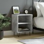 Concrete gray engineered wood bedside table 40x30x50 cm by vidaXL, Nightstands - Ref: Foro24-826788, Price: 32,00 €, Discount: %