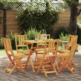 Silla de Jardín 6 pcs Marrón 36 x 46 x 86cm