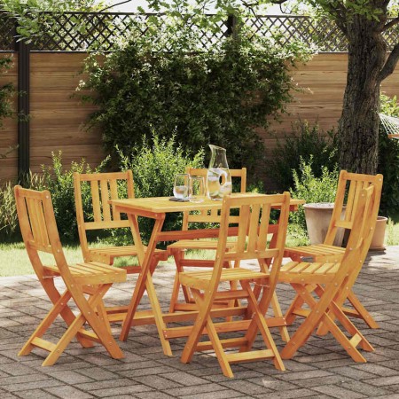 Silla de Jardín 6 pcs Marrón 36 x 46 x 86cm