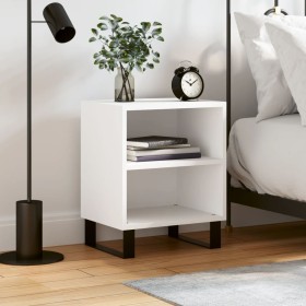 Weißer Nachttisch aus Holzwerkstoff, 40 x 30 x 50 cm von vidaXL, Nachttische - Ref: Foro24-826796, Preis: 38,82 €, Rabatt: %