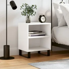 White engineered wood bedside table 40x30x50 cm by vidaXL, Nightstands - Ref: Foro24-826796, Price: 39,31 €, Discount: %