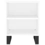 Weißer Nachttisch aus Holzwerkstoff, 40 x 30 x 50 cm von vidaXL, Nachttische - Ref: Foro24-826796, Preis: 38,31 €, Rabatt: %