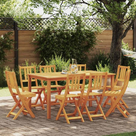Silla de Jardín 8 pcs Marrón 36 x 46 x 86cm