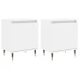 Nightstands 2 pcs engineered wood white 40x30x50 cm by vidaXL, Nightstands - Ref: Foro24-826813, Price: 63,40 €, Discount: %