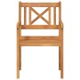 Silla de Jardín 4 pcs Marrón 56 x 56 x 90 cm