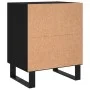 Nightstands 2 pcs engineered wood black 40x30x50 cm by vidaXL, Nightstands - Ref: Foro24-826799, Price: 54,61 €, Discount: %