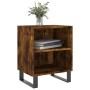 Nachttisch aus geräuchertem Eichenholzwerkstoff, 40 x 30 x 50 cm von vidaXL, Nachttische - Ref: Foro24-826806, Preis: 46,59 €...