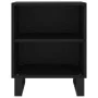 Engineered wood black bedside table 40x30x50 cm by vidaXL, Nightstands - Ref: Foro24-826798, Price: 38,91 €, Discount: %