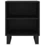 Mesita de noche madera de ingeniería negro 40x30x50 cm de vidaXL, Mesitas de noche - Ref: Foro24-826798, Precio: 39,14 €, Des...