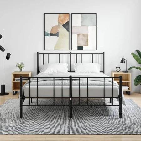 Nachttische 2 Stk. Holzwerkstoff Sonoma Eiche 40x30x50 cm von vidaXL, Nachttische - Ref: Foro24-826803, Preis: 64,05 €, Rabat...