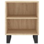 Two nightstands made of engineered oak wood in Sonoma color, measuring 40x30x50 cm each. by vidaXL, Nightstands - Ref: Foro24...