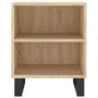 Two nightstands made of engineered oak wood in Sonoma color, measuring 40x30x50 cm each. by vidaXL, Nightstands - Ref: Foro24...