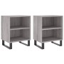 Nachttische 2 Stk. Sonoma graues Holzwerkstoff 40x30x50cm von vidaXL, Nachttische - Ref: Foro24-826809, Preis: 49,46 €, Rabat...