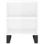 Bedside tables 2 units engineered wood glossy white 40x30x50 cm by vidaXL, Nightstands - Ref: Foro24-826801, Price: 49,21 €, ...