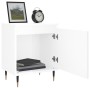 Glänzend weißer Nachttisch aus Holzwerkstoff, 40 x 30 x 50 cm von vidaXL, Nachttische - Ref: Foro24-826816, Preis: 39,05 €, R...