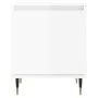 Glossy white engineered wood bedside table 40x30x50 cm by vidaXL, Nightstands - Ref: Foro24-826816, Price: 38,59 €, Discount: %