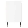 Glossy white engineered wood bedside table 40x30x50 cm by vidaXL, Nightstands - Ref: Foro24-826816, Price: 38,59 €, Discount: %