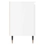 Glänzend weißer Nachttisch aus Holzwerkstoff, 40 x 30 x 50 cm von vidaXL, Nachttische - Ref: Foro24-826816, Preis: 39,05 €, R...
