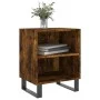 Nachttische, 2 Stück, Holzwerkstoff, Raucheiche, 40 x 30 x 50 cm von vidaXL, Nachttische - Ref: Foro24-826807, Preis: 47,21 €...