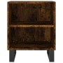 Nachttische, 2 Stück, Holzwerkstoff, Raucheiche, 40 x 30 x 50 cm von vidaXL, Nachttische - Ref: Foro24-826807, Preis: 47,65 €...