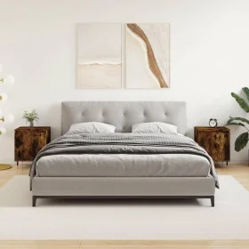 Nachttische, 2 Stück, Holzwerkstoff, Raucheiche, 40 x 30 x 50 cm von vidaXL, Nachttische - Ref: Foro24-826823, Preis: 45,60 €...