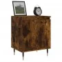 Mesitas de noche 2 uds madera ingeniería roble humo 40x30x50 cm de vidaXL, Mesitas de noche - Ref: Foro24-826823, Precio: 45,...