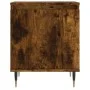 Mesitas de noche 2 uds madera ingeniería roble humo 40x30x50 cm de vidaXL, Mesitas de noche - Ref: Foro24-826823, Precio: 45,...