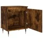Mesitas de noche 2 uds madera ingeniería roble humo 40x30x50 cm de vidaXL, Mesitas de noche - Ref: Foro24-826823, Precio: 45,...
