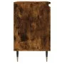 Mesitas de noche 2 uds madera ingeniería roble humo 40x30x50 cm de vidaXL, Mesitas de noche - Ref: Foro24-826823, Precio: 45,...