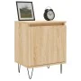 Mesitas noche 2 uds madera ingeniería roble Sonoma 40x30x50 cm de vidaXL, Mesitas de noche - Ref: Foro24-826835, Precio: 48,7...