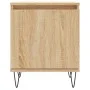 Mesitas noche 2 uds madera ingeniería roble Sonoma 40x30x50 cm de vidaXL, Mesitas de noche - Ref: Foro24-826835, Precio: 48,7...