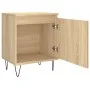 Mesitas noche 2 uds madera ingeniería roble Sonoma 40x30x50 cm de vidaXL, Mesitas de noche - Ref: Foro24-826835, Precio: 48,7...