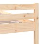 Solid wood double bed frame 135x190 cm by vidaXL, Beds and slatted bases - Ref: Foro24-814794, Price: 119,62 €, Discount: %