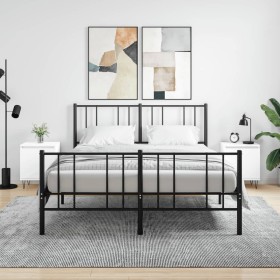 Nachttische 2 Stk. Holzwerkstoff weiß 40x30x50 cm von vidaXL, Nachttische - Ref: Foro24-826829, Preis: 62,06 €, Rabatt: %