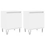 Nachttische 2 Stk. Holzwerkstoff weiß 40x30x50 cm von vidaXL, Nachttische - Ref: Foro24-826829, Preis: 62,06 €, Rabatt: %