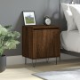 Brown oak engineered wood bedside table 40x30x50 cm by vidaXL, Nightstands - Ref: Foro24-826842, Price: 36,93 €, Discount: %