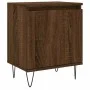Brown oak engineered wood bedside table 40x30x50 cm by vidaXL, Nightstands - Ref: Foro24-826842, Price: 36,48 €, Discount: %