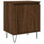 Nachttisch aus braunem Eichenholzwerkstoff, 40 x 30 x 50 cm von vidaXL, Nachttische - Ref: Foro24-826842, Preis: 36,93 €, Rab...