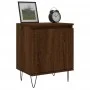 Brown oak engineered wood bedside table 40x30x50 cm by vidaXL, Nightstands - Ref: Foro24-826842, Price: 36,48 €, Discount: %
